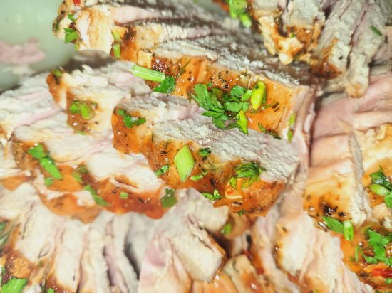 Cotlet evantai, orez , salata de varza