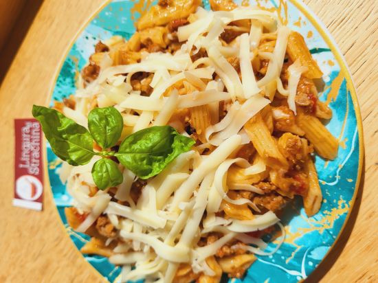 Penne Bolognese +  Prajitura Copilariei 