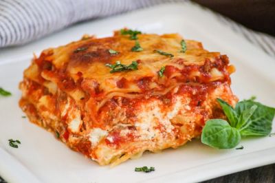 Lasagna cu carne de vită