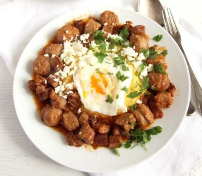 Tochitură dobrogeană + Murături